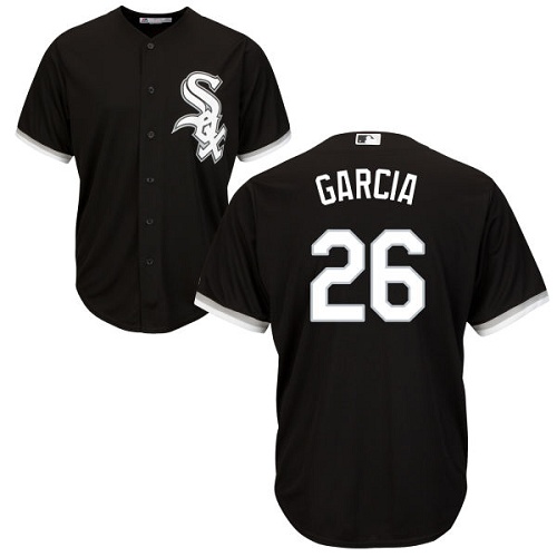 White Sox #26 Avisail Garcia Black Alternate Cool Base Stitched Youth MLB Jersey - Click Image to Close